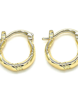 Gold Small Hoop, Gold Filled Style Polished