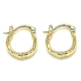 Gold Small Hoop, Gold Filled Style Polished