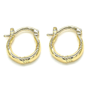 Gold Small Hoop, Gold Filled Style Polished