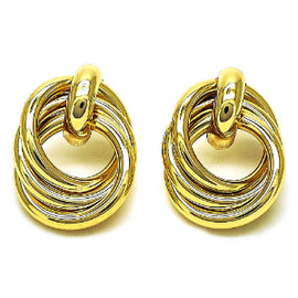 Gold Stud Earring, Gold Filled Style Chunky Design
