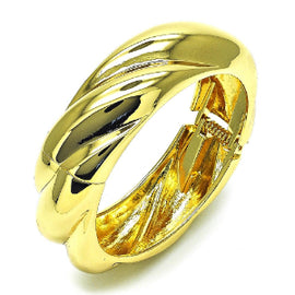 Gold Individual Bangle, Gold Filled Chunky 20mm Style