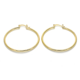 Gold layered children hoops