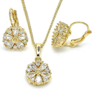 Gold layered earring set